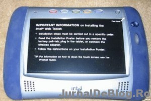 Intel WebPAD, prima tableta adresata publicului larg in anul 1999